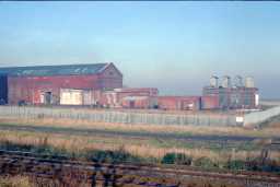 Blackhall: colliery, including transformer house 11/1985